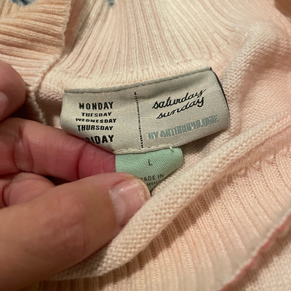 Anthropologie Saturday Sunday two piece tyedye sweater set - Picture 3 of 3